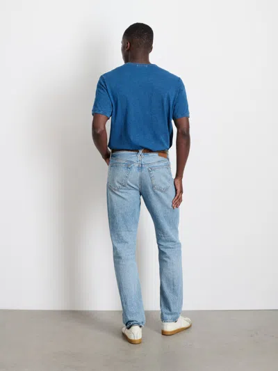 Alex Mill Standard T-shirt In Slub Cotton In Indigo