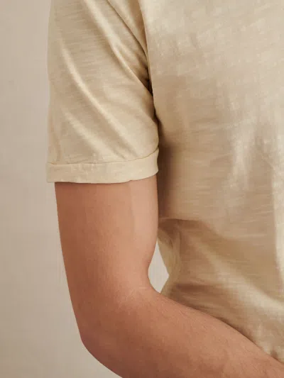 Alex Mill Standard T-shirt In Slub Cotton In Oat Milk