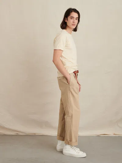 Alex Mill Standard T-shirt In Slub Cotton In Oat Milk