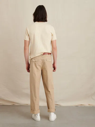 Alex Mill Standard T-shirt In Slub Cotton In Oat Milk