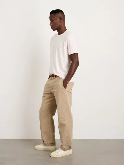 Alex Mill Standard T-shirt In Slub Cotton In Rose Water