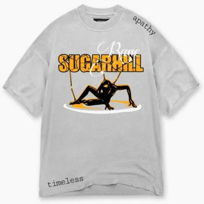Sugar Hill Men's Apathy T Shirt In Faded Grey In Grey