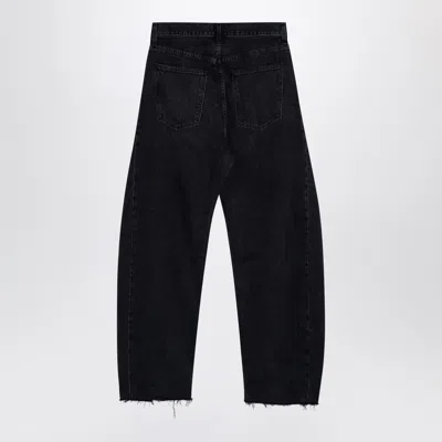 Agolde Luna Organic Denim Jeans With Frayed Hem