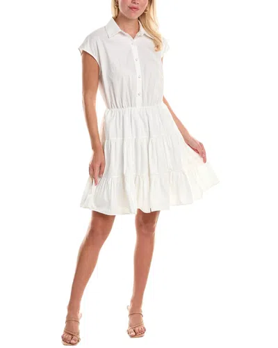 Hutch Bishop Mini Dress In White