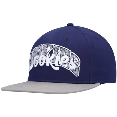 Cookies Men's Loud Pack Twill Color-blocked Snapback Cap In Navy In Blue
