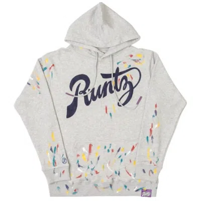 Runtz Men's Paintsmudge Hoodie In Heather Grey In Grey
