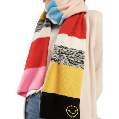 KERRI ROSENTHAL MARLED STRIPE SCARF IN MULTI 