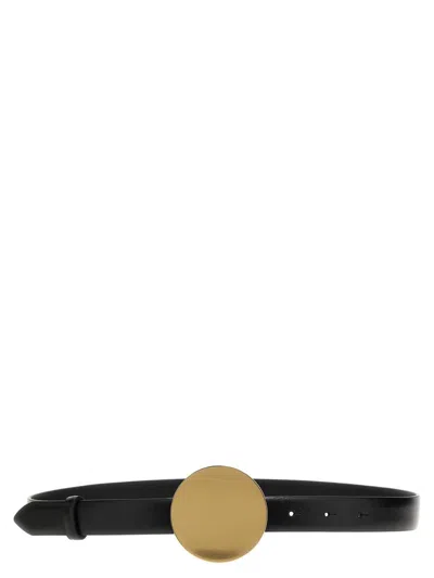 Shop Philosophy Di Lorenzo Serafini Metal Buckle Belt In Black