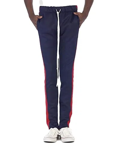 Eptm Men's Track Pant In Navy/red In Multi