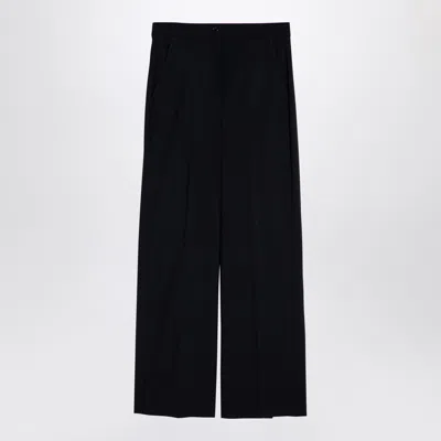 Department Five Misa Blue Navy Cotton Wide Trousers
