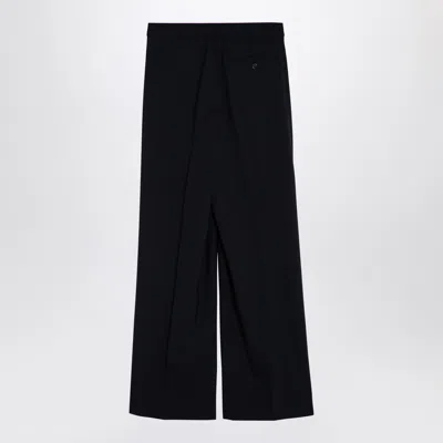 Department Five Misa Blue Navy Cotton Wide Trousers