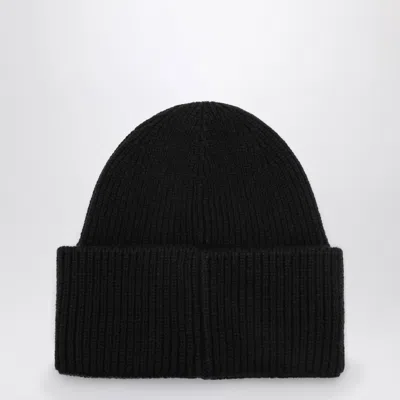 Destin Anthracite Wool And Cashmere Beanie