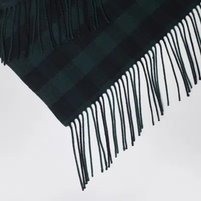 Destin Hedfrith Check Wool And Cashmere Shawl