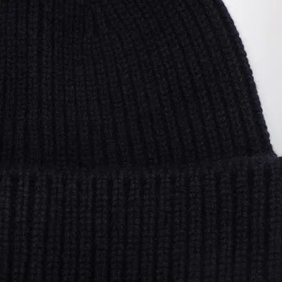 Destin Anthracite Wool And Cashmere Beanie