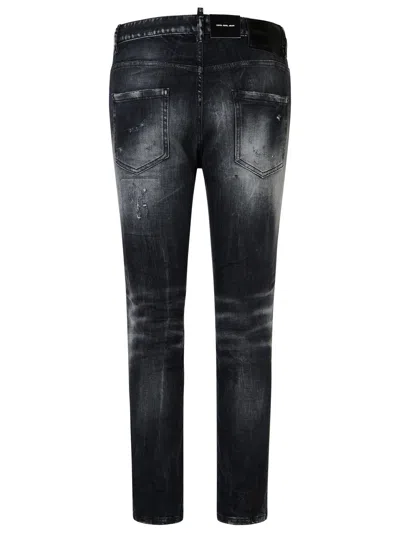 Dsquared2 Cool Girl Black Cotton Blend Jeans In Black