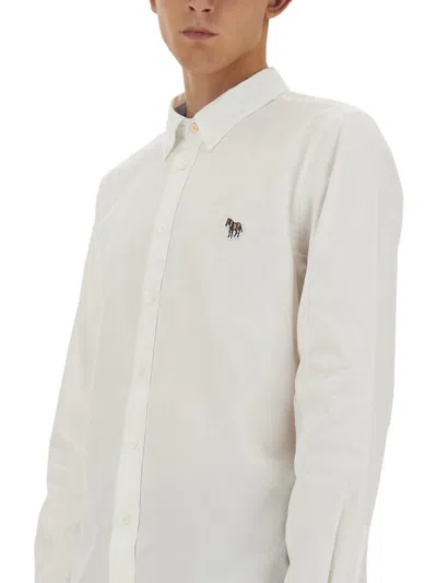 Shop Ps By Paul Smith Ps Paul Smith Shirt With Logo In White