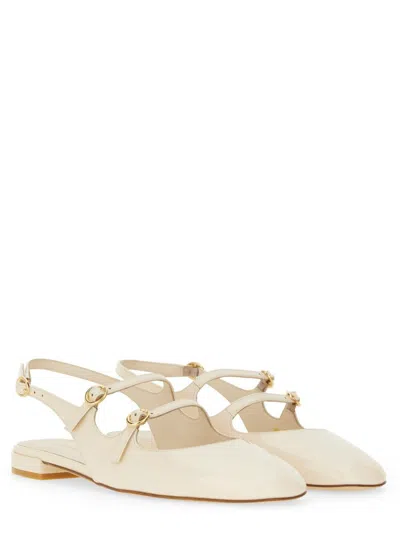 Stuart Weitzman Slingback Pumps "benni" In Beige