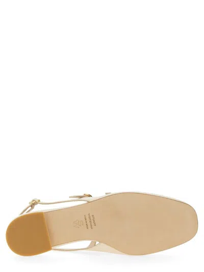 Stuart Weitzman Slingback Pumps "benni" In Beige