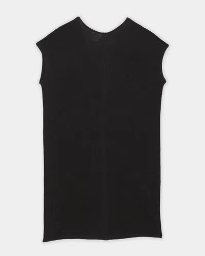 Billy Reid, Inc Cotton Cashmere S/s Dress In Black