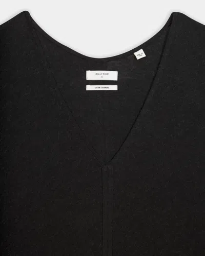 Billy Reid, Inc Cotton Cashmere S/s Dress In Black