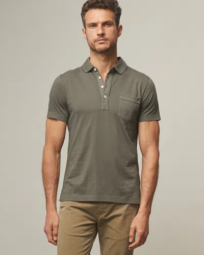 Billy Reid, Inc Pensacola Polo In Washed Grey
