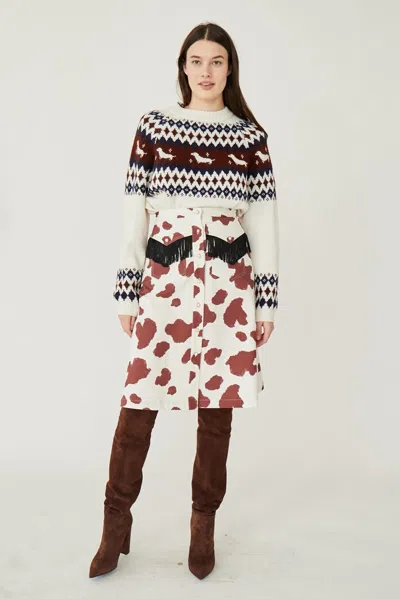 Shop Rachelantonoff.com Dolly Midi Skirt In 8