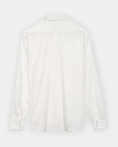 Billy Reid, Inc Tuscumbia Contrast Stitch Shirt In Washed Blue