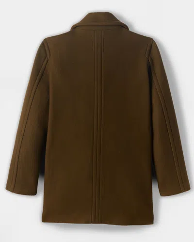 Reid Vesper Peacoat In Dark Green