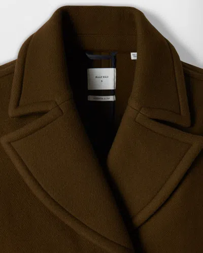 Reid Vesper Peacoat In Dark Green