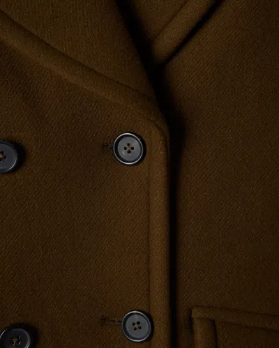 Reid Vesper Peacoat In Dark Green