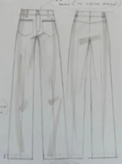 Billy Reid Wide Leg Pant - Navy In Navy
