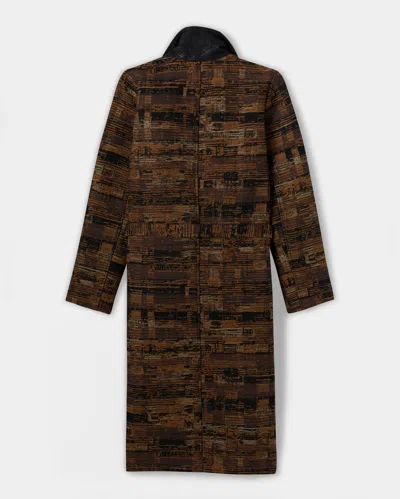Reid Wrap Coat In Multi