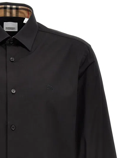 Shop Burberry 'sherfield' Shirt In Black