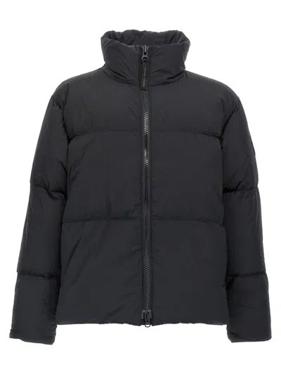 Shop Canada Goose 'lawrence' Down Jacket In Black