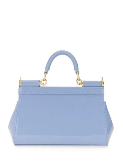 Shop Dolce & Gabbana Bag "sicily" Small In Blue