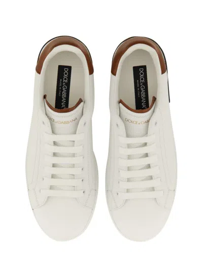 Shop Dolce & Gabbana Portofino Sneaker In White