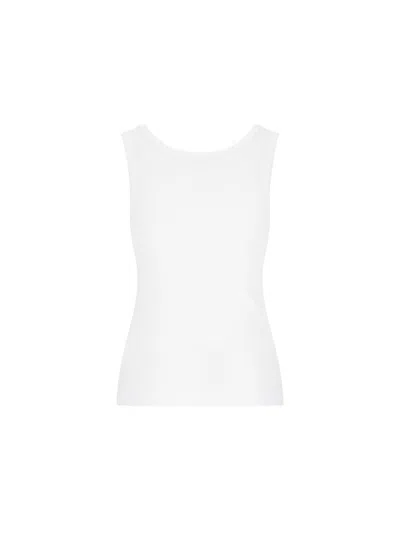 Shop Dries Van Noten Top In White