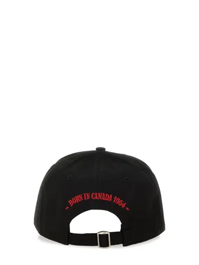 Shop Dsquared2 Baseball Cap In Black