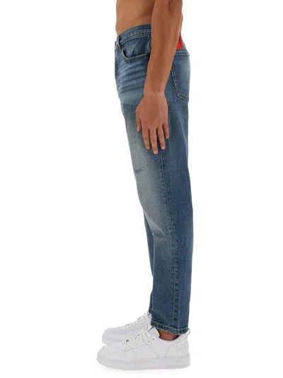 Shop Hugo Boss Regular Fit Jeans In Blue