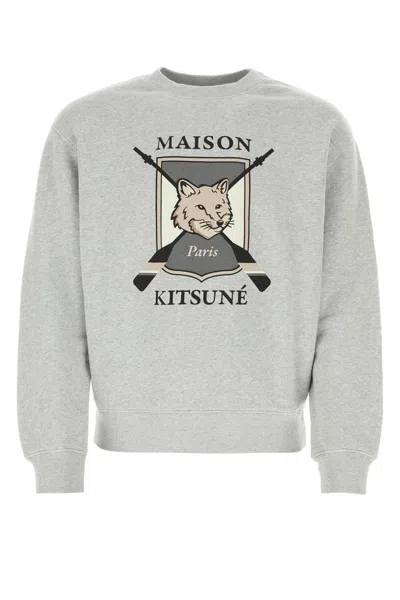 Shop Maison Kitsuné Sweatshirts In Grey