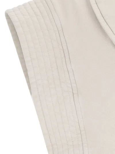 Isabel Marant Étoile Quilted Shawl Collar Jacket With Front Pockets In Beige