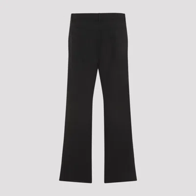 Marni Straight-leg Wool Pants In Black