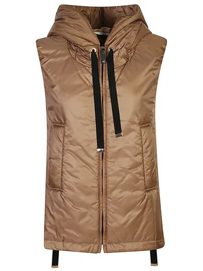 Shop Max Mara The Cube Jackets In Beige