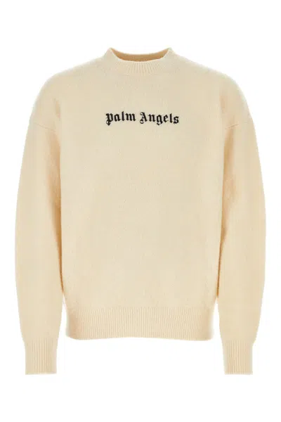 Shop Palm Angels Sweatshirts In Whiteblac