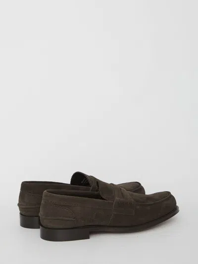 Church's Pembrey Suede Loafers In Brown