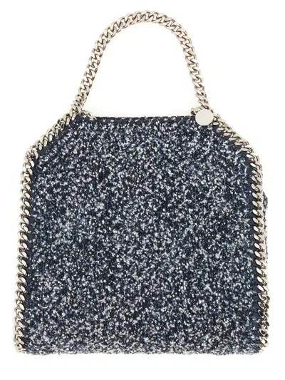 Shop Stella Mccartney "falabella" Mini Bag In Navy