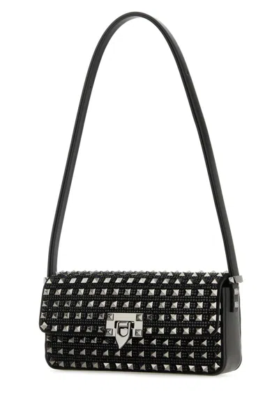 Shop Valentino Garavani Shoulder Bags In Jetnero