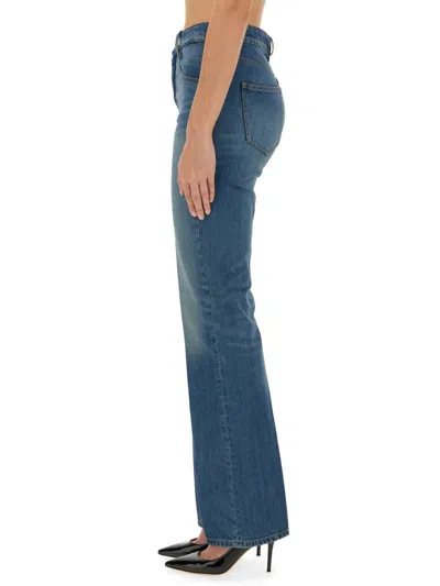 Shop Victoria Beckham Jeans Julia In Navy