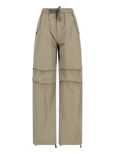 Vis-a-vis Vis A Vis Wide Trousers Vis A Vis In Green In Green