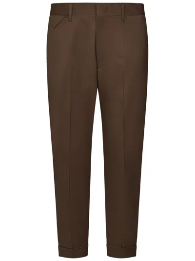 Shop Low Brand Cooper T1.7 Trousers In Brown